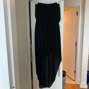 BCBG Pleated Chiffon Dress